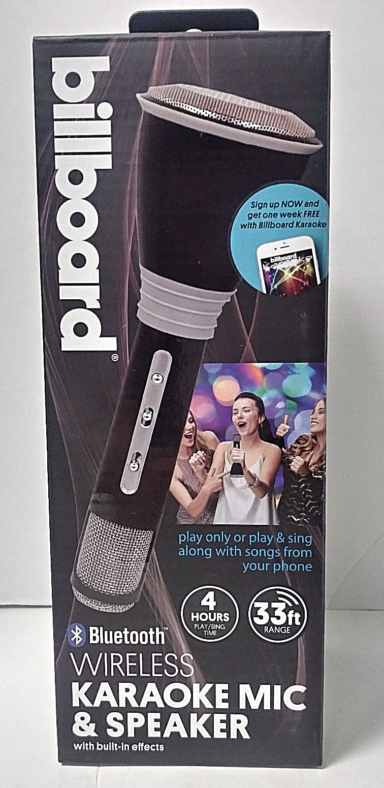 billboard karaoke mic and speaker